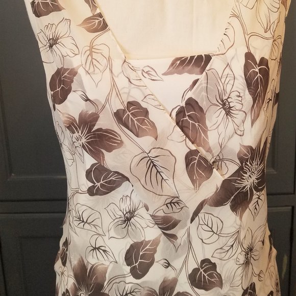 Ann Taylor Loft Floral Garden Party Dress Size 10 - Picture 2 of 11